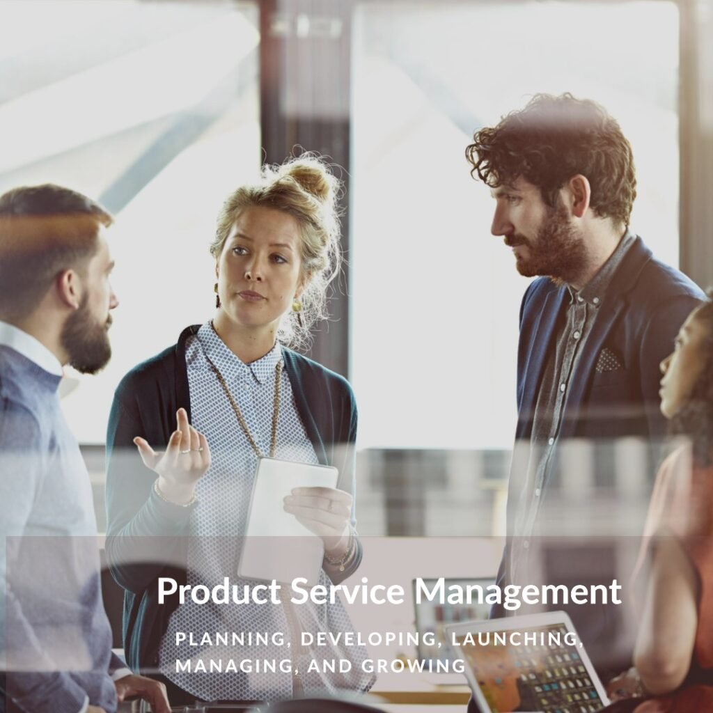 Product service management is the process of planning, developing, launching, managing, and growing the marketing of a product or service. 